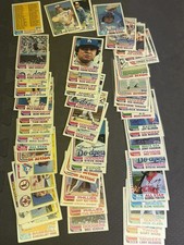 1982 Topps Baseball Card Lot - Valenzuela, Tug McGraw, Jack Clark, Scioscia