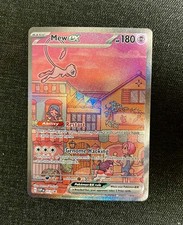 (MINT) Pokémon Mew EX Full Art SVP 053 Scarlet & Violet Promo Holo Basic