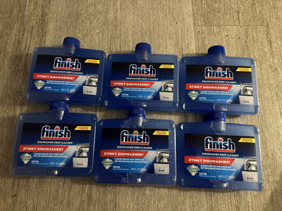 CASE OF 6 X 8.45 FL.OZ New FINISH DISHWASHER CLEANER