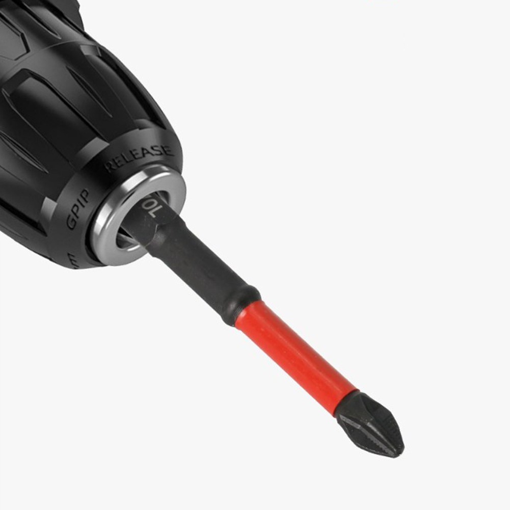 5pcs 25-90mm Magnetic Non-Slip Batch Head PH2 Cross Screwdriver Set Hex Shank