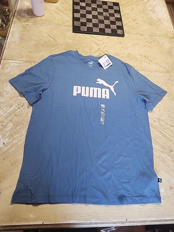 Puma ESS Logo Tee US  Deep Dive ,  XL NWT