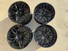 SET 4 OEM Chevy Corvette Z06 GLOSS BLACK Wheels Forged C8 Genuine Spider 20" 21"