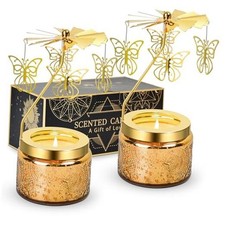 Perfect for Moms, Best Friends, 2 Pack Butterfly Scented Candle Gift for Women