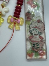 Custom Acrylic Bookmark Charm resin Strawberry Shortcake Inspired 1 Piece 