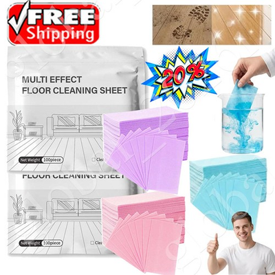 #ad 100Pcs Multi surface Floor Cleaning TabletsMultiple Effect the floors Clean HOT $12.34