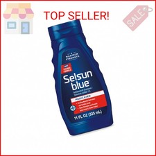 Selsun Blue Medicated Antidandruff Shampoo, Maximum Strength Scalp Treatment Wit