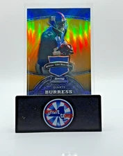 2008 Bowman Sterling #75 Plaxico Burress Game Used Patch Gold #23/25 - Giants