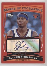2005-06 Topps Marks of Excellence Auto Quentin Richardson #ME-QR Auto 03xg