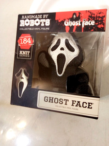 Figura Vinilica Handmade By Robots Ghost Face Fluorescente Rosa, 6 Pollici, Collezionabile, Licenza Ufficiale Bensussen Dutch