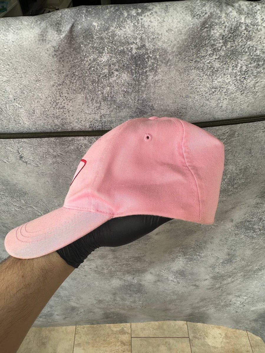 Pink Diesel Baseball Cap with Red Logo Embroidered One Size Unisex