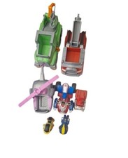 Paw Patrol Lot of 7 Vehicles and Figures Fire Truck ATV Helicopter Chase Rubble