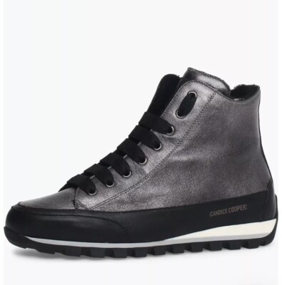 New in Box CANDICE COOPER JANIS Genuine Shearling Sneaker