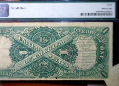 1917 ERROR PMG VF 30 Butterfly $1 Legal Tender RED SEAL One Dollar