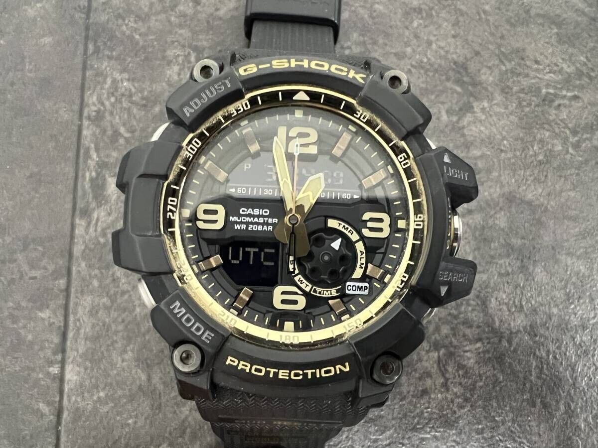 Casio G-Shock Mud Resist GG-1000GB Twin Sensor Watch Used F Casio G-Shock Mud Resist GG-1000GB Twin Sensor Watch Used F
