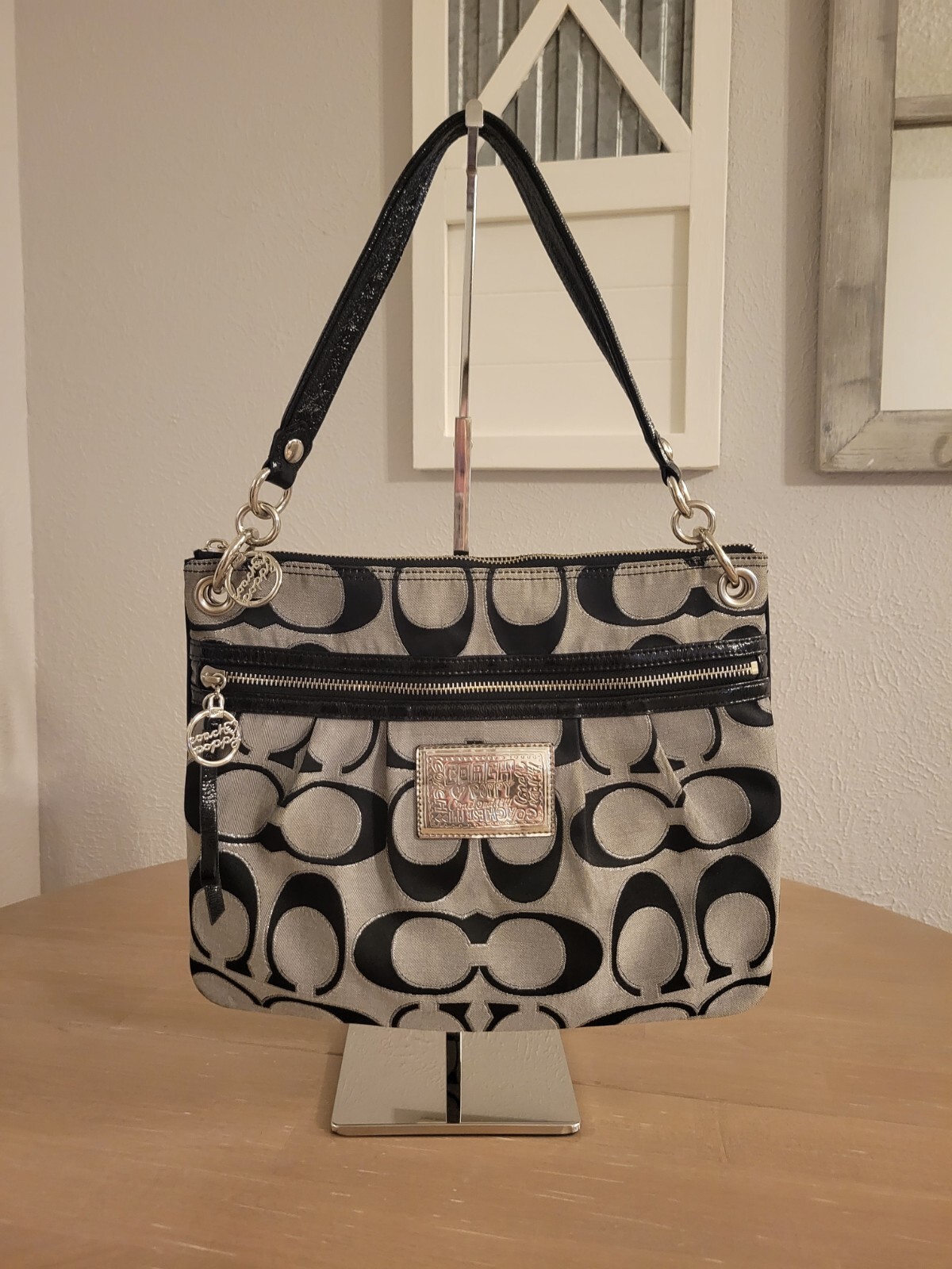 Coach Poppy Signature Bag Gem