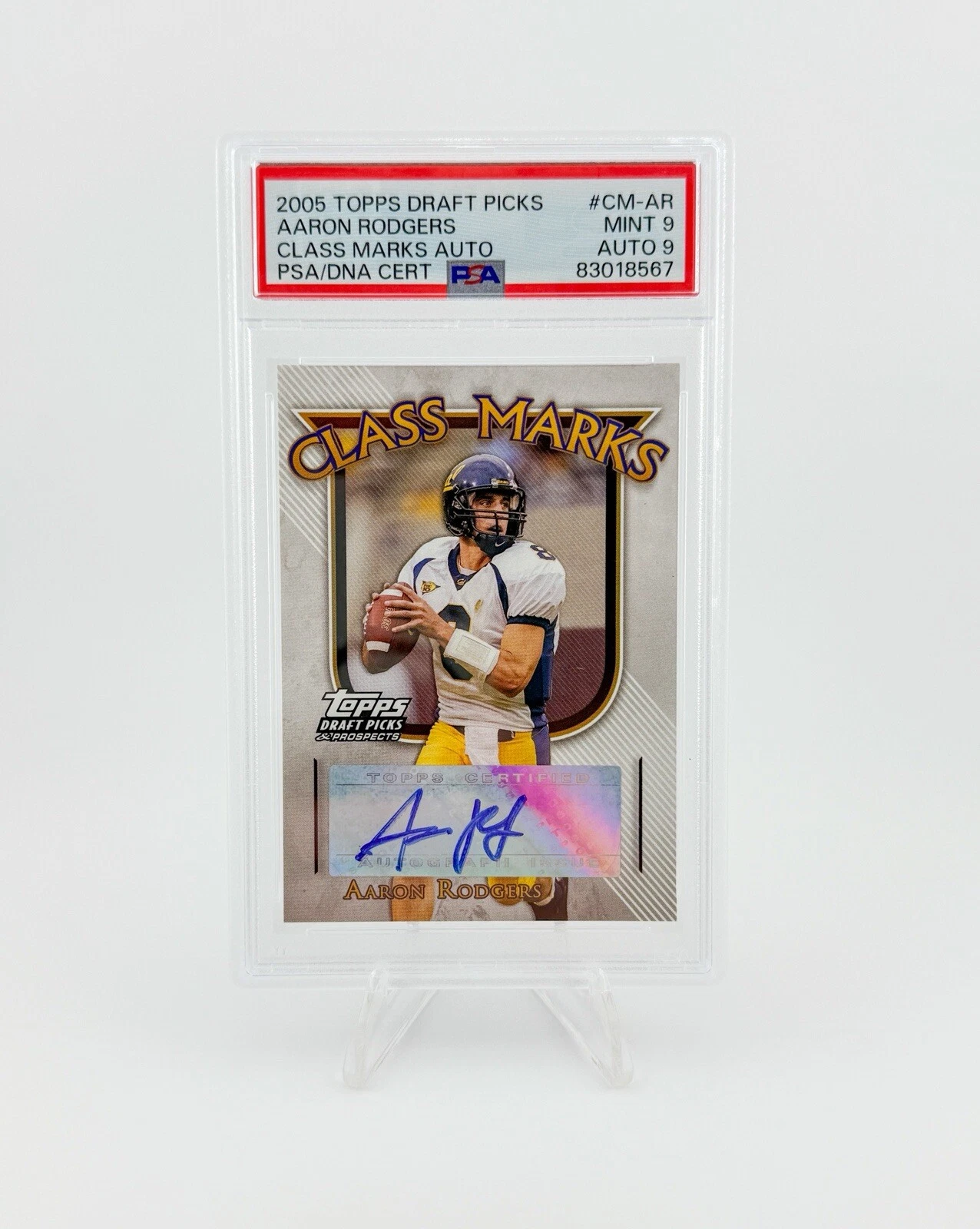 Aaron Rodgers Topps Draft Picks & Prospects Class Marks Autographs #CMAR Base