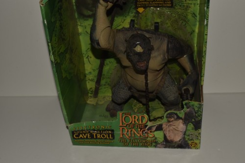 TOY BIZ LORD OF THE RINGS FELLOWSHIP OF THE RING ELECTRONIC CAVE TROLL-NEW(TKA6) - Picture 2 of 5