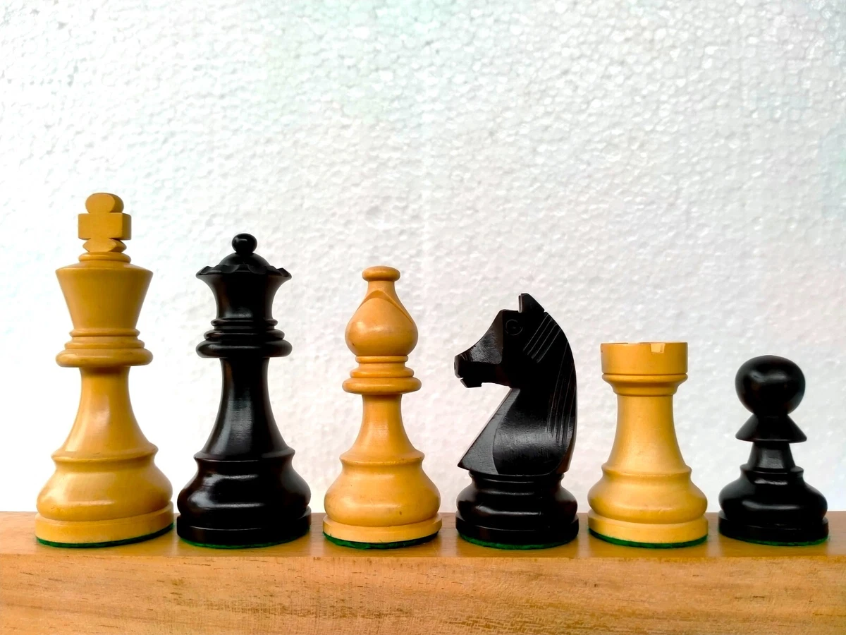 Six Black Simple Chess Pieces Chess, International Chess, Piece