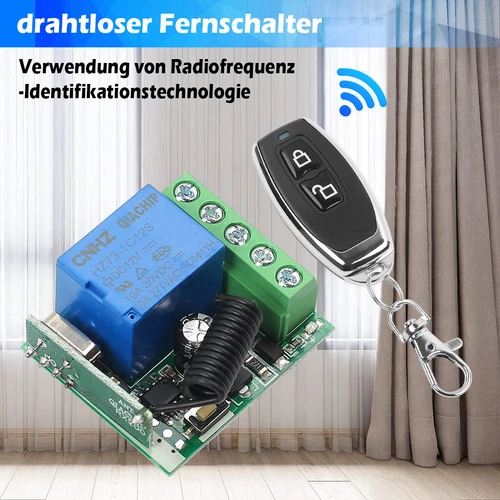 433MHz Funk Universal Garagentor Handsender 5X Fernbedienung & Empfänger AC220V - Bild 7 von 21