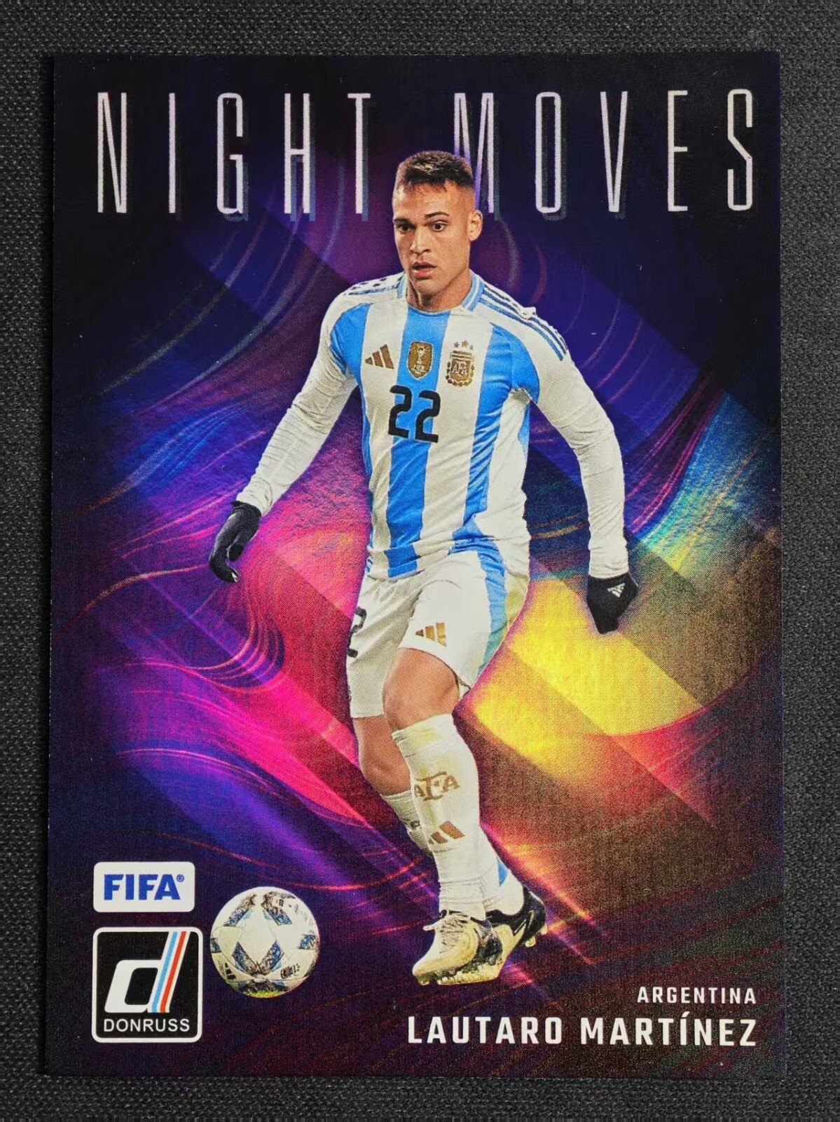 2024-25 Donruss Soccer Lautaro Martinez #5 Night Moves Argentina Case Hit SSP