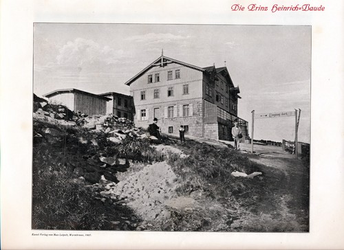 Petzer Pec pod Sněžkou + Prinz Heinrich-Baude 1907 orig. Photodrucke - Picture 2 of 2