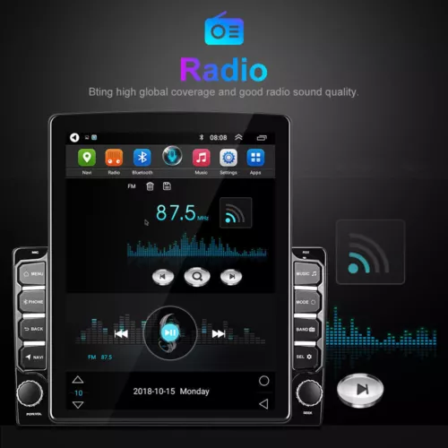 Car Stereo GPS Navi Radio 2Din Wifi w/Camera 9.7" 2+32G Android 13 Apple Carplay - Picture 11 of 19