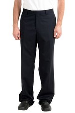 Versace Collection Men's 100% Wool Dark Blue Striped Dress Pants US 42 IT 58