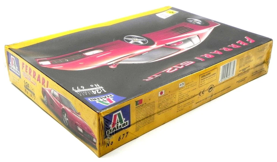 Italeri Ferrari 512 TR testarossa 677 plastic model kit 1/24 scale MIB MISB NRFB - Immagine 2 di 4