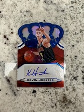 2018-19 PANINI CROWN ROYALE BLUE KEVIN HUERTER RC #/49 AUTO
