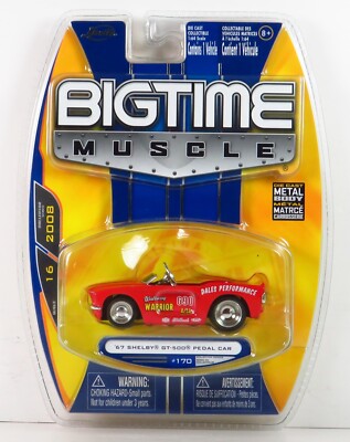 Jada Bigtime Muscle 1967 Ford 67 Mustang Shelby Gt-500 Pedal Car