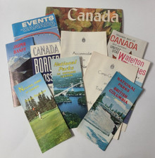 Vintage 1966 Canadian Vacation Travel Package Maps Brochures & More