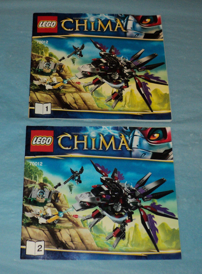 Lego 70012 Legends Of Chima Razar's Chi Raider Book 1 & 2
