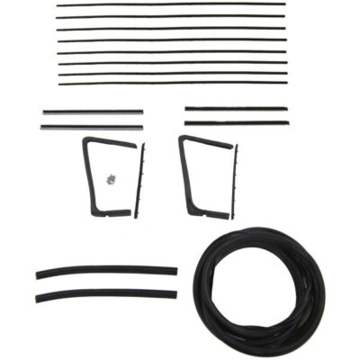 Glass Weatherstrip Kit Compatible With 1954-1955 Buick