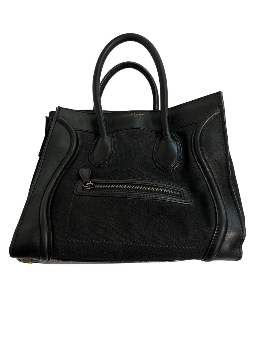 Celine Micro Luggage Handbag in Black | eBay Celine Micro Luggage Handbag in Black | eBay