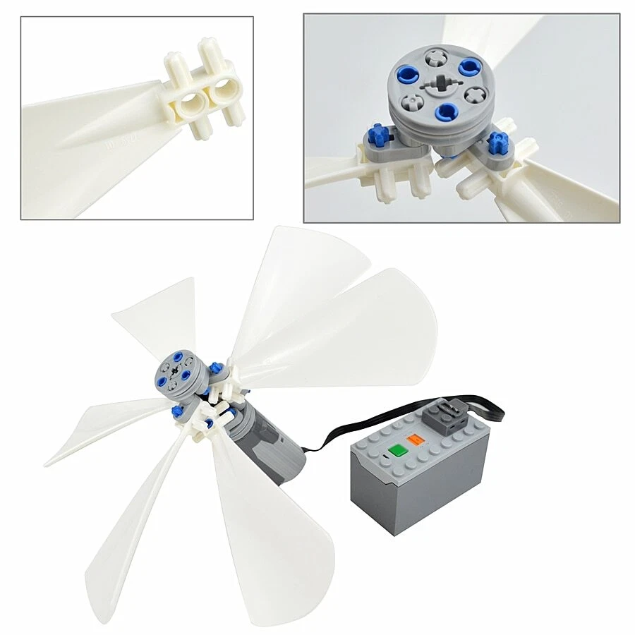 Technic EV3 89509 Wind Fan Propeller Parts for Lego Kit Building Blocks Set DIY - Image 3 of 4