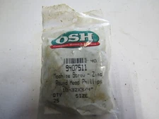 OSH 9407511 Machine Screw-Zic Round Head Phillips