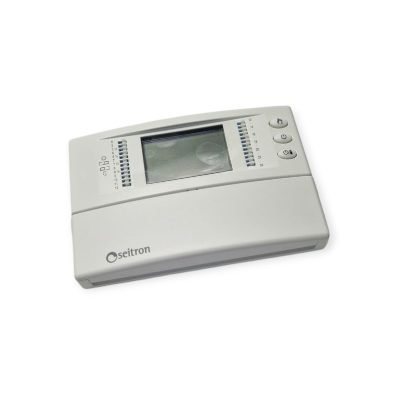 Termostato Settimanale Seitron Freetime Plus Bianco Retroilluminato