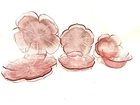 Clear Pink Depression Glass Dinner Or Salad Plate Or Soup Bowl PICK YOUR CHOICE