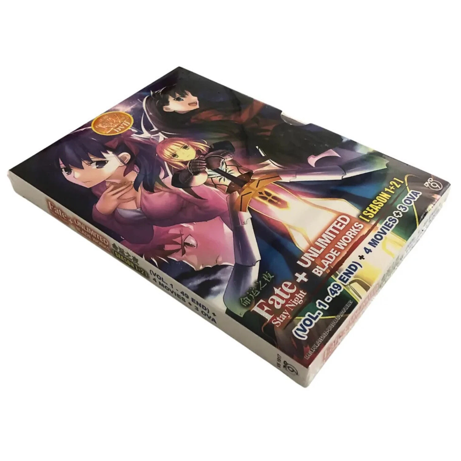 Fate Stay Night + Unlimited Blade Works Anime DVD Season 1 & 2 + 4