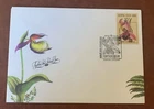 Russia Россия USSR 1991 orchids - illustrated FDC First Day cover envelope / 04