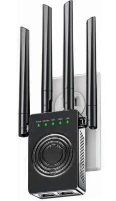 WiFi Extender Signal Booster for Home WiFi Range Extender Repeater with Ethernet