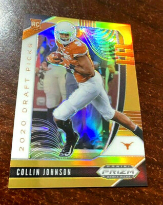 2020 Prizm DP COLLIN JOHSON Neon Orange Prizm Rookie Card RC #'d 143/149 JAGUARS