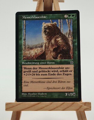 Messerklauenbär Portal 2. Zeitalter Magic Karte MTG (Razorclaw Bear)