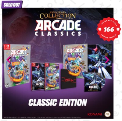Konami Arcade Classics, Classic Edition, Nintendo Switch LRG #166, USA NEW