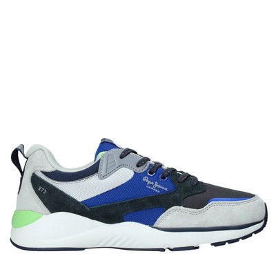 Sneakers-Men-Pepe Jeans-Blake x73 905-Fabric-Blue-pms30596 | eBay