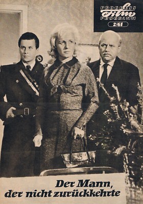 Progress Filmprog. Nr. 2/61 Der Mann, der nicht zurückkehrte ( Jaroslav Mares )