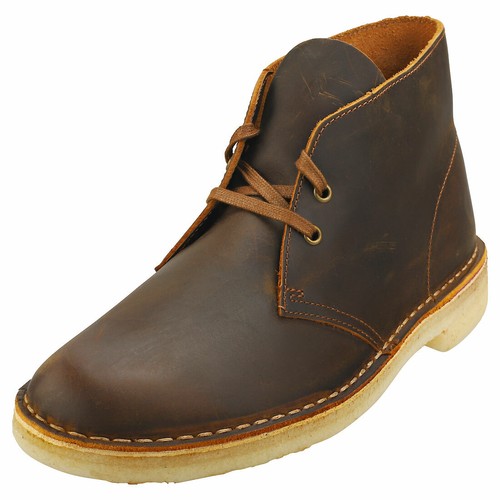 Clarks Originals Desert Boot Uomo Beeswax Pelle Stivali Desert | eBay