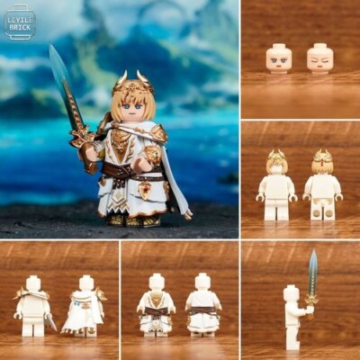Leyile King David Custom Printed Minfigure or Accessories -Pick Style!