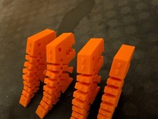 4-Pack Flexi Rex  Tough Links  Flexible Dinosaur Toy  Kid-Proof  Articulating