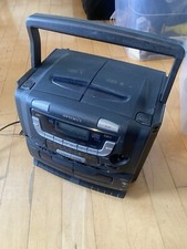 Optimus Radio Cassette CD Party Player Excellent Condition Anywhere Portable